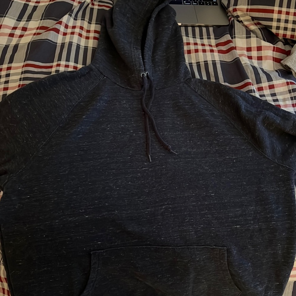 Dark Blue Hooded Sweatshirt